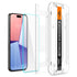 מגן מסך Spigen לאייפון 15 מסדרה GLAS.TR EZ Fit | מוגן חיישן